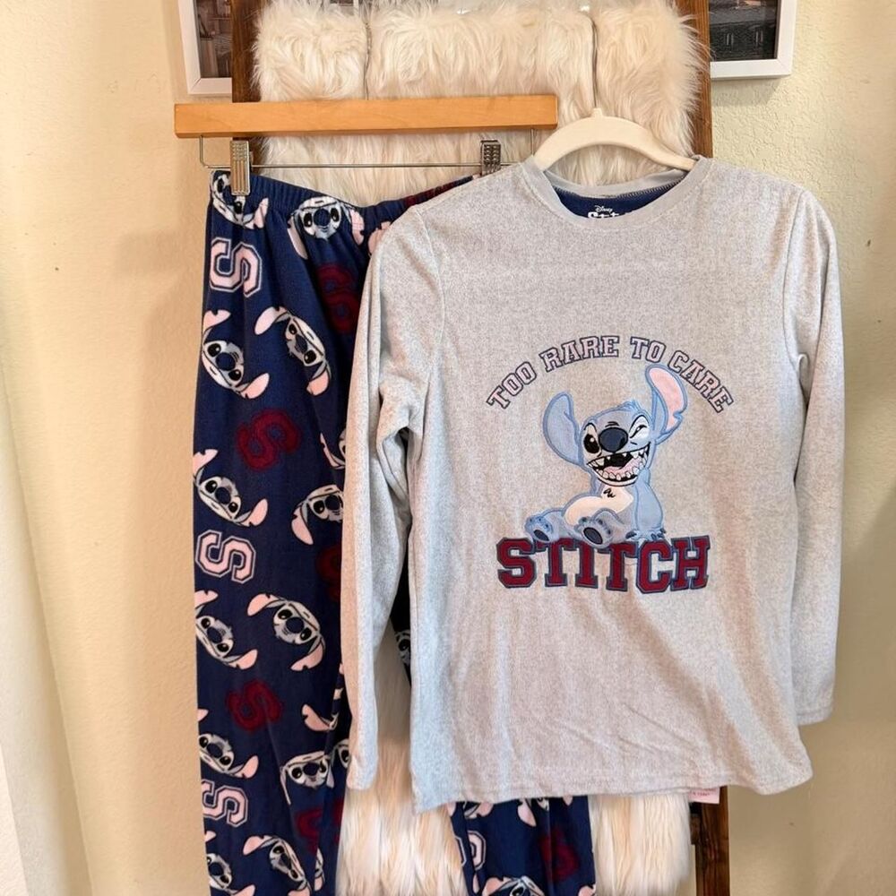 Girls Disney Lilo & Stitch Grey Pajamas